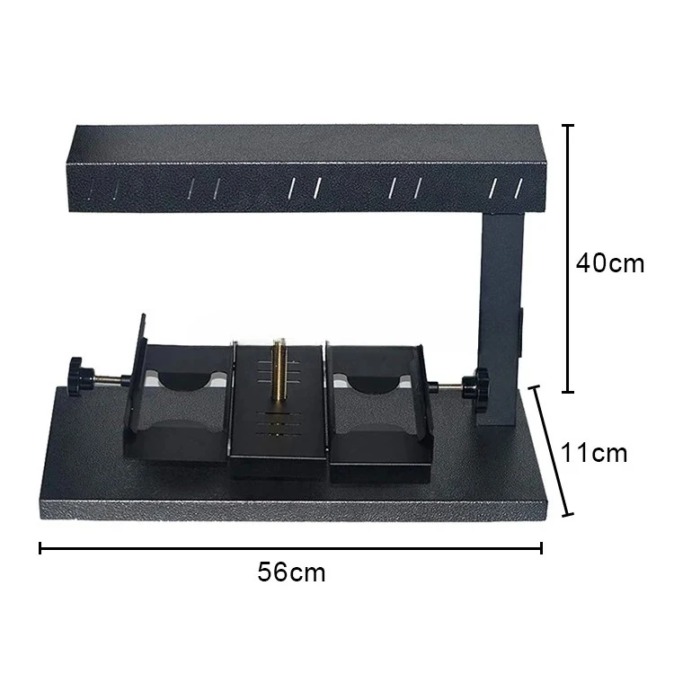 Professional 43 cm 300 Degrees Double Half Round Cheese Melter Heating Machine for Western Restaurants/Coffee Shops