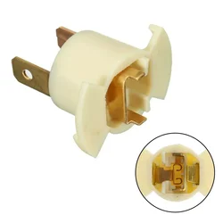 Car Headlight Holder Bulb Socket H1 Halogen Plastic Copper Lamp Holder For Prelude 1997-2001 For RL 1996-2004 For TSX 2004-2008