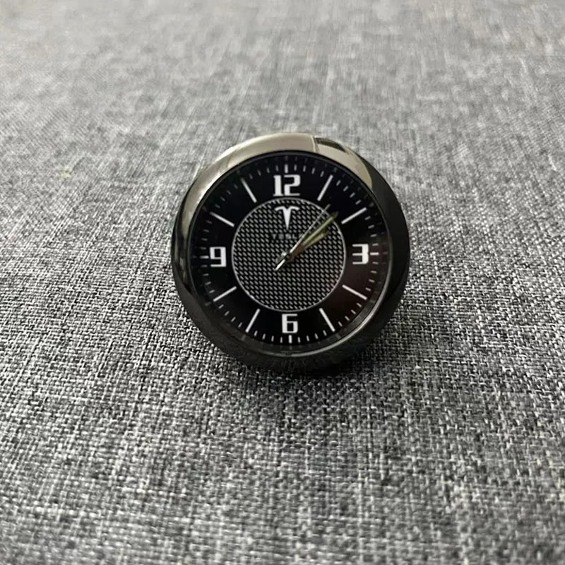 

Car Logo Clock Digital Watch Mechanics Quartz Clocks Car Emblem Clock For Tesla Model 3 Model S Model X Model Y Roadster SpaceX