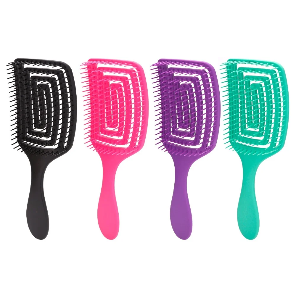 

Hairdresser Straight Hair Large Curved Comb Home Massage Comb Wide Tooth Large Plate Comb Mosquito Coil Hollow Out Styling Tools