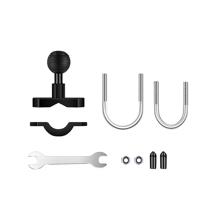 Adaptador de montaje de cabeza de bola de 1 pulgada, soporte de varilla de riel de bicicleta para manillar de motocicleta con perno en U para soportes de Cámara de Acción GoPro insta360 x3