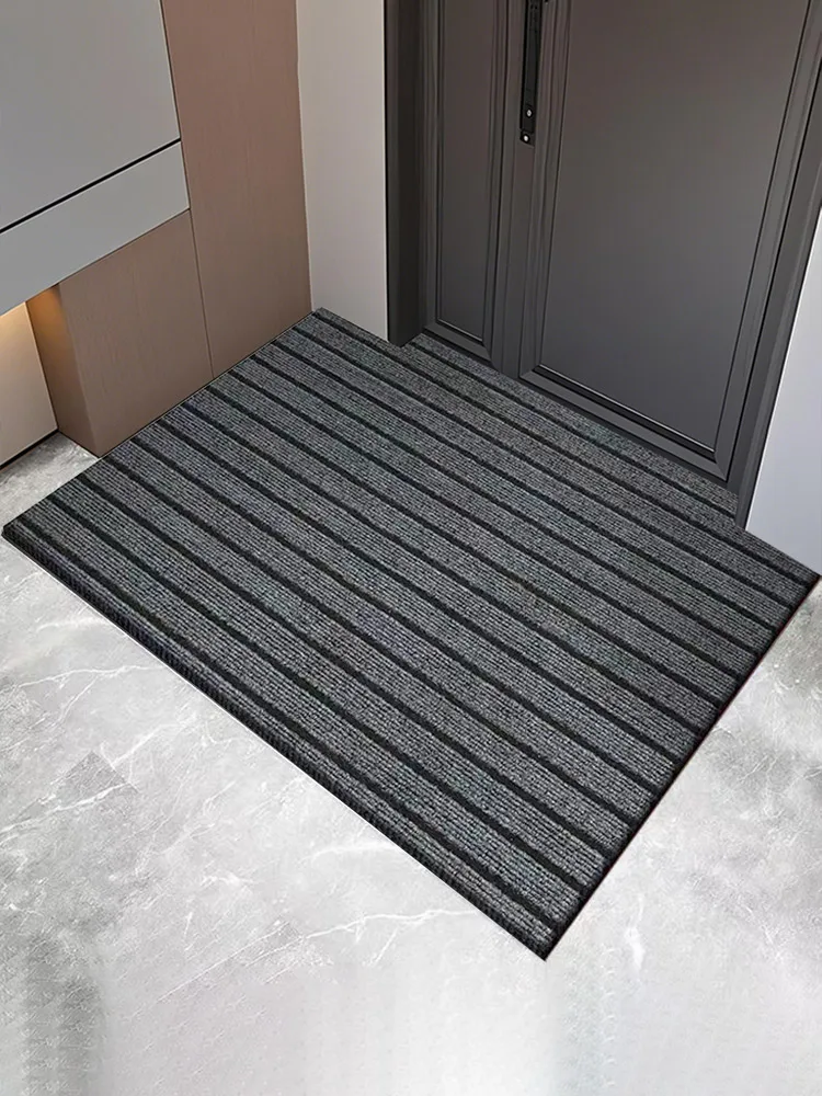 Thickened Entrance Mat Anti-Slip Door Carpet Absorbent Hall Customizable Mosaic Home Use Rug Modern Simple Style Easy Cleaning