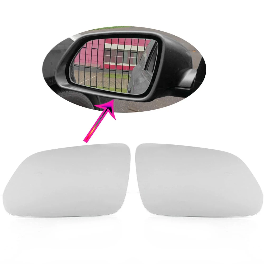 2Pcs for Skoda Octavia A5 2004-2008 Wing Door Mirror Glass Heated for Polo 9N3 MK4 2005-2009 1Z1857521F