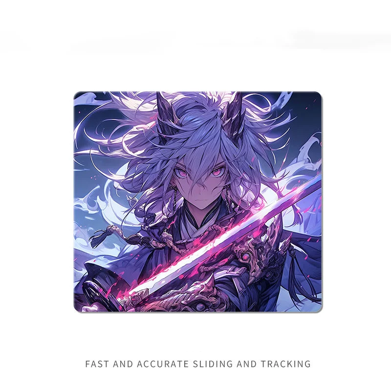 

Photovoltaic Glass Mouse Pad Cool Boy Tempered Upgrade Smooth FPS Game & Office Anime Theme Game Specific Mouse Pad Desk Mat