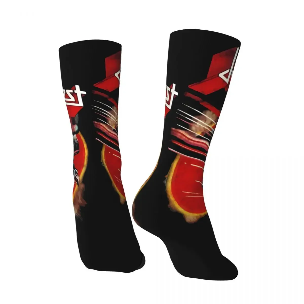 Crazy compression Fabulous Sock for Men Vintage Judas Priest Quality Pattern Crew Sock Casual