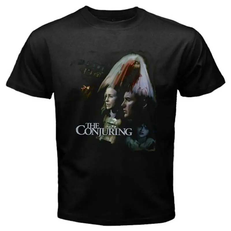 

Мужская черная футболка The Conjuring Movie, размеры от S до 3XL