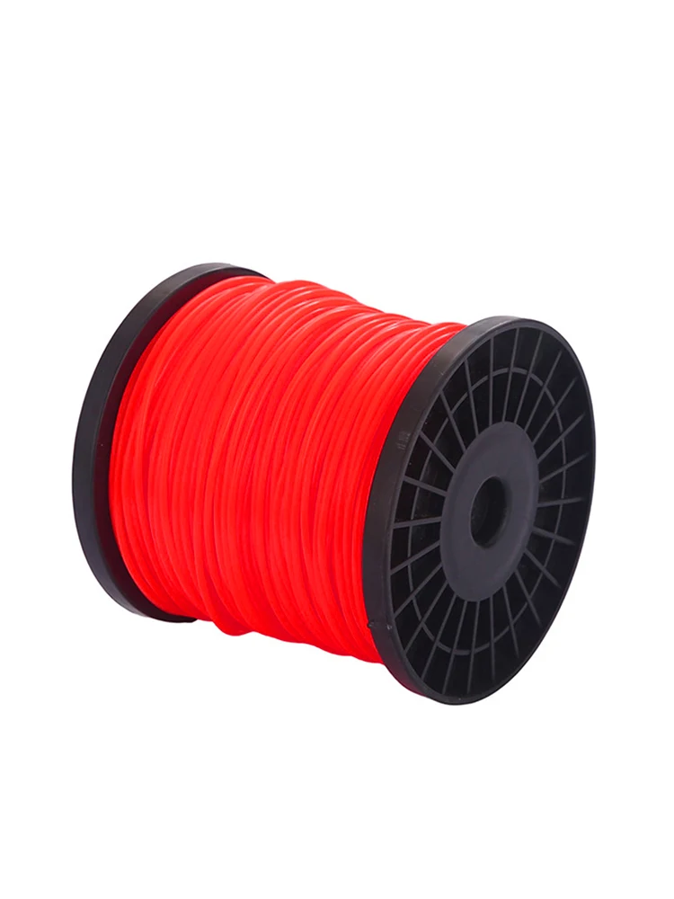 Imagem -02 - Mowing Nylon Grama Trimmer Corda Cortador de Escova Linha Strimmer Escovadora Redonda Cabo Linha Fio 50m 24 Milímetros