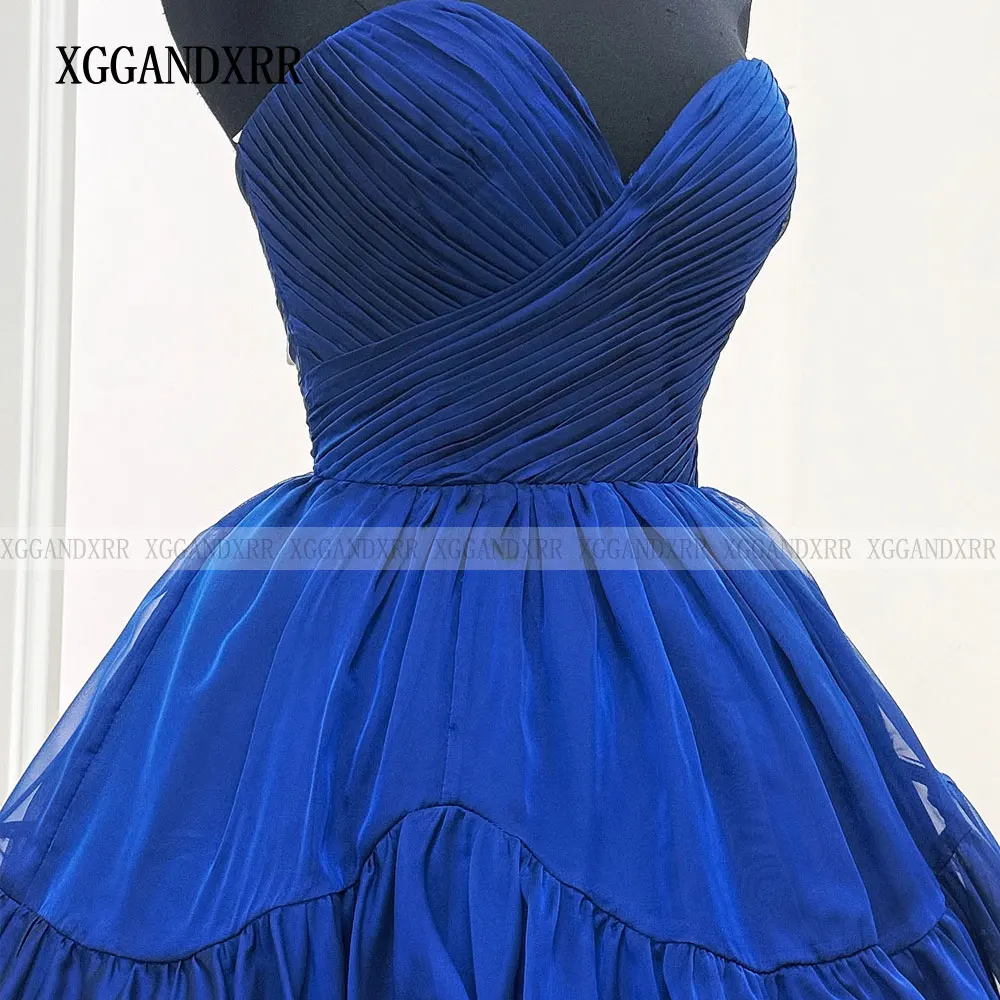 Personnalisé belles robes de bal courtes 2025 chérie dos nu plis couches jupe filles robe de retour fête d'anniversaire doux 15