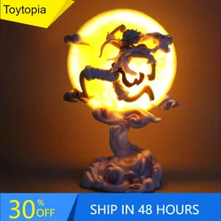 16cm ONE PIECE Anime Figure Luffy Gear 5 Nika Luffy Glow Collection Ornaments Action Figure Statue Pvc Model Doll Gift Toys kid