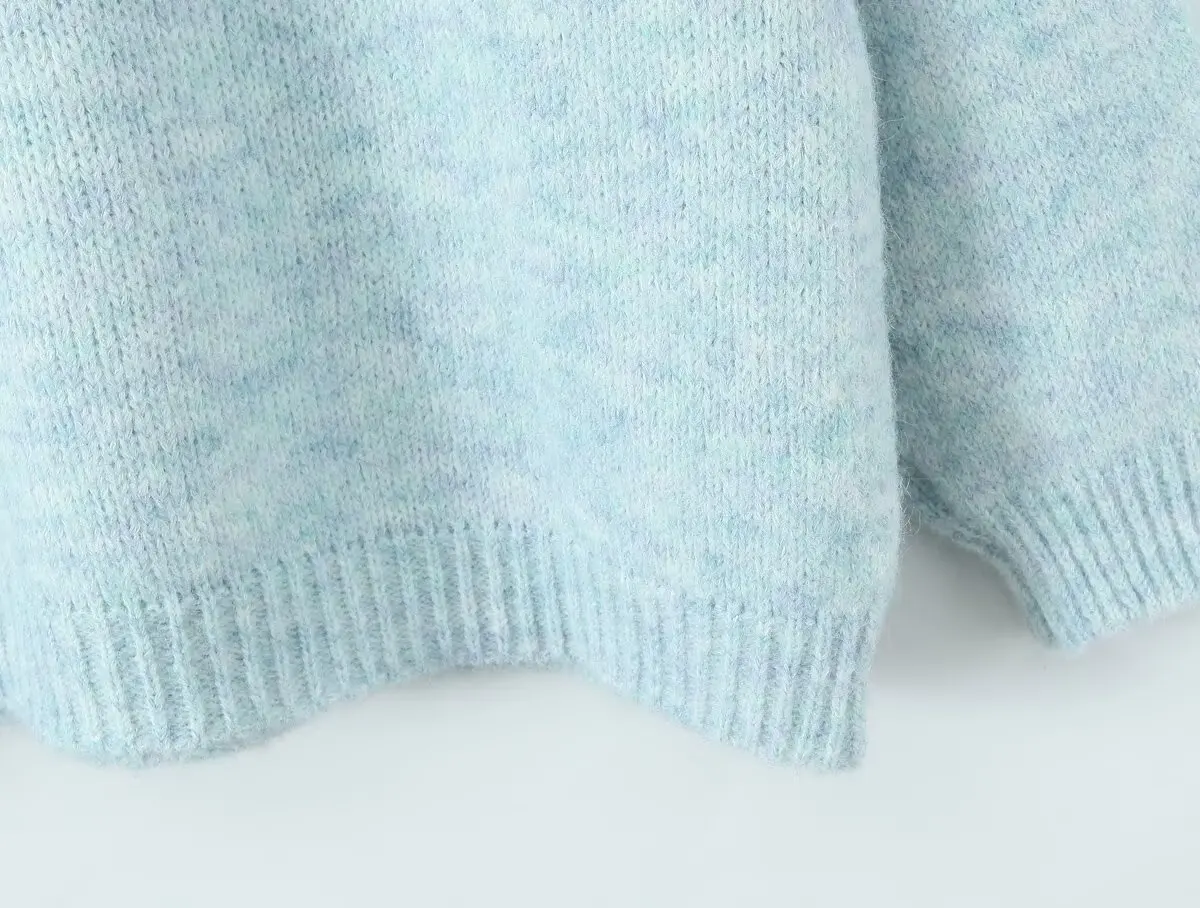 Nieuwe hoogwaardige herfst- en wintertruien, zachte en wasachtige losse mohairtruien, tops in zachte stijl