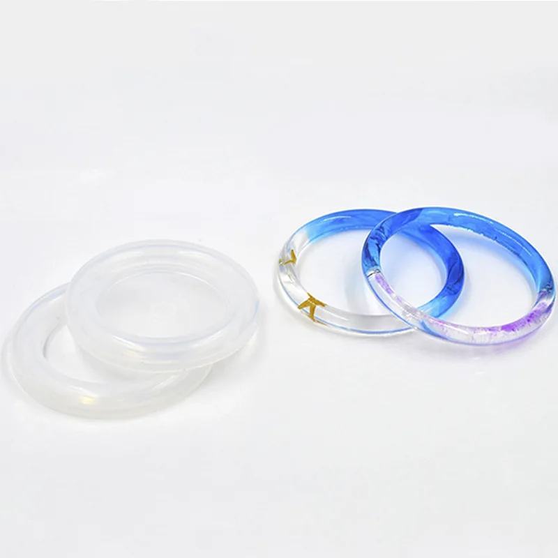 DIY Crystal Drop Glue Bag Handle Pull Silicone Mold Bracelet Making Purse Frame Handle Mould For uv resin