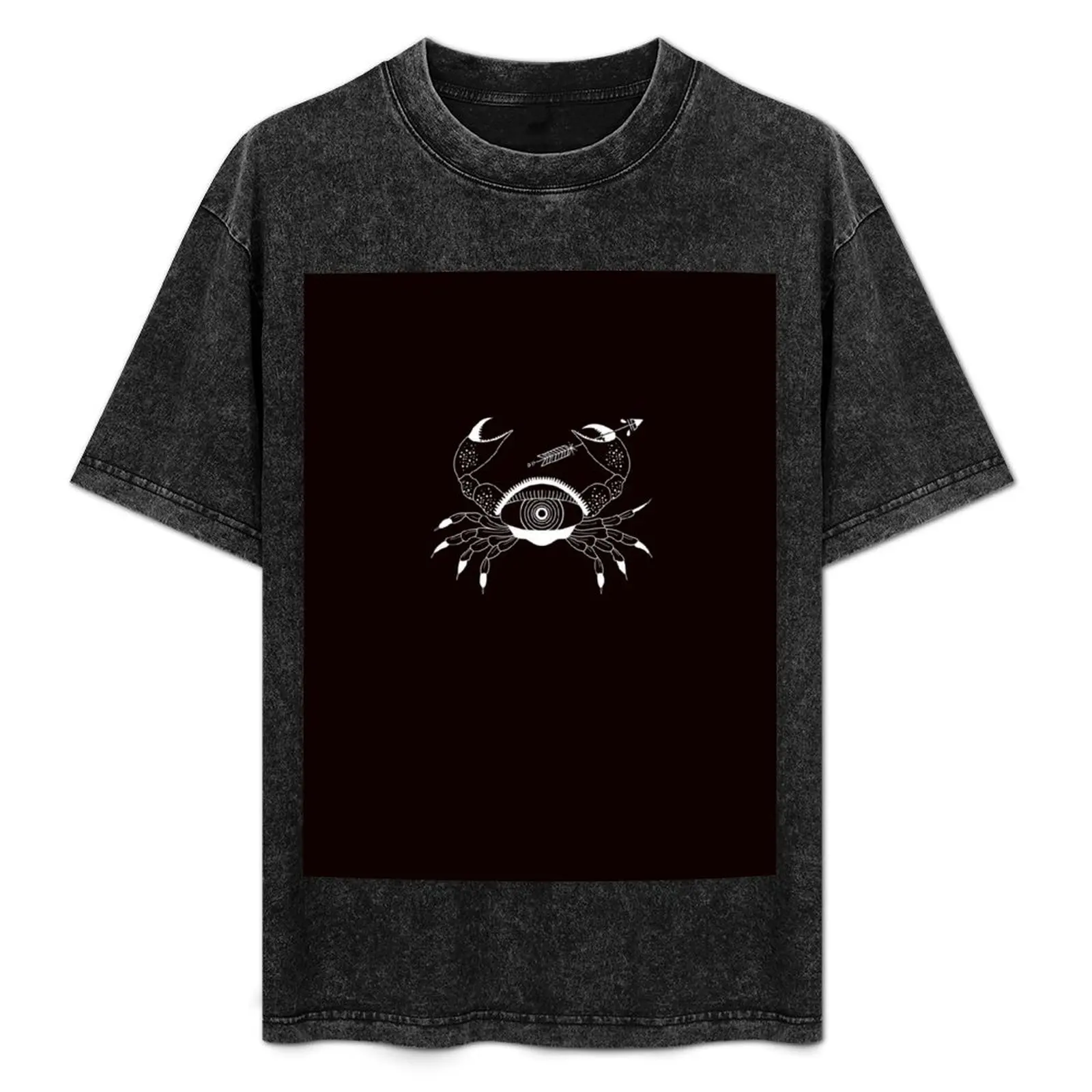 

Psychedelic Crab (White Print) T-Shirt Ultra Soft Breathable Tee Top