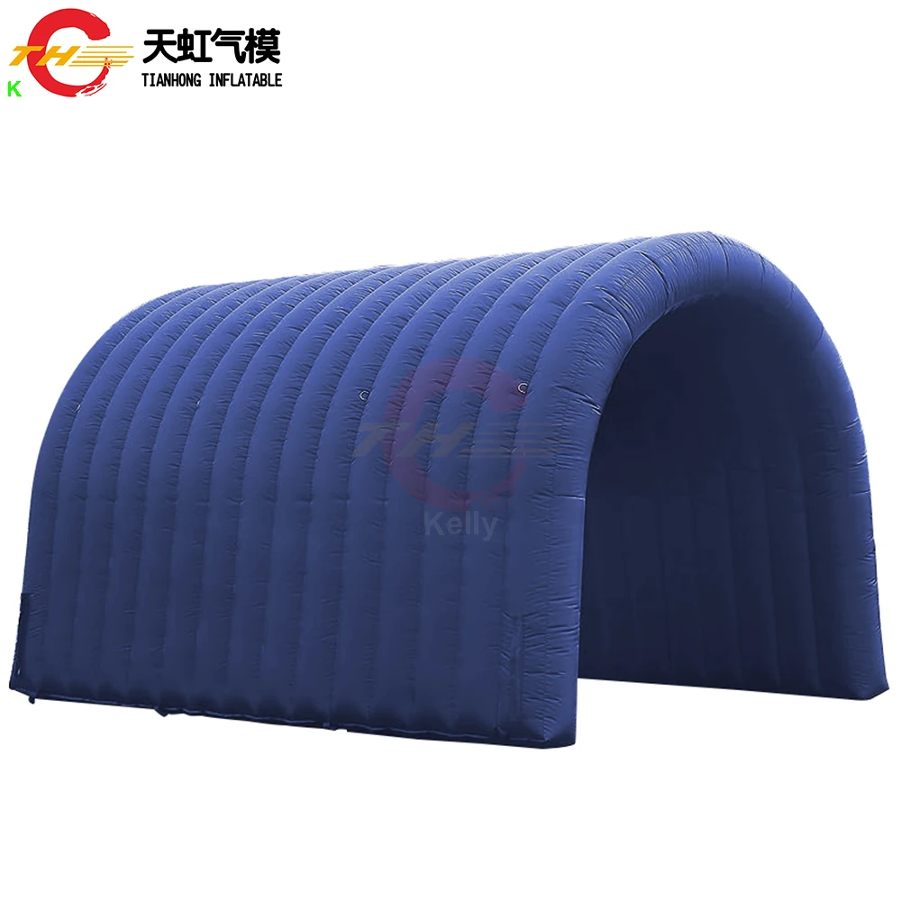 Free Shipping 6x4m inflatable relief tent room custom make inflatable tunnel dome tent for disaster assistance center