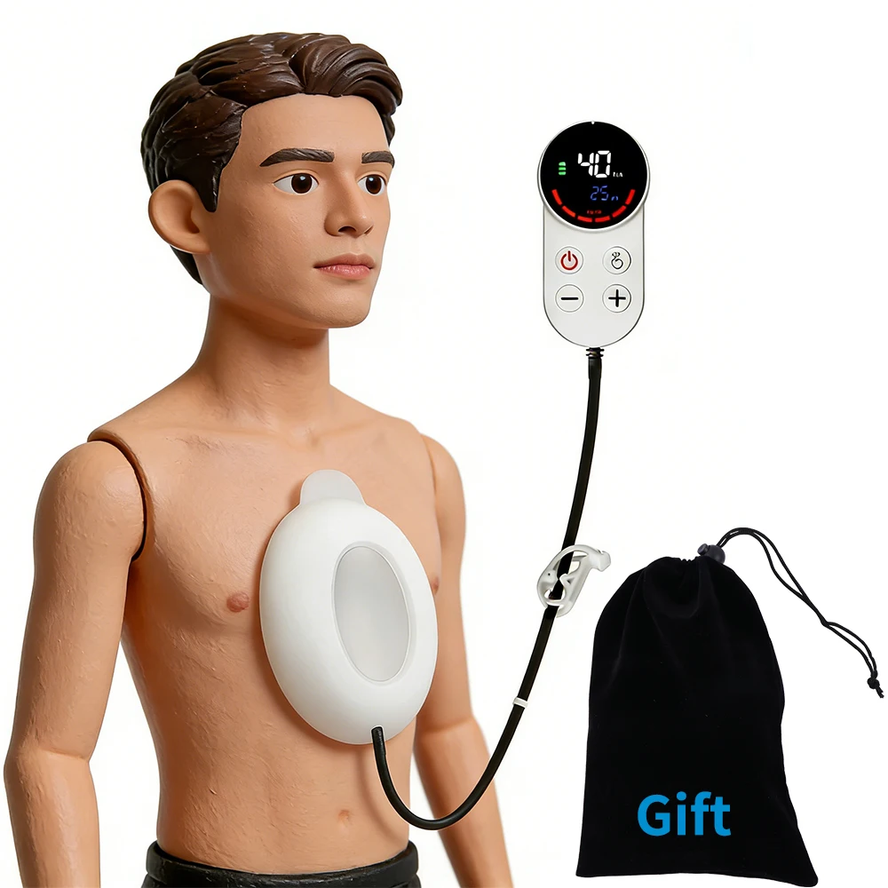 Электрический вакуумный корректор для вогнутой груди (Pectus Excavatum), инструмент для коррекции вогнутой груди, для мужчин, женщин и детей