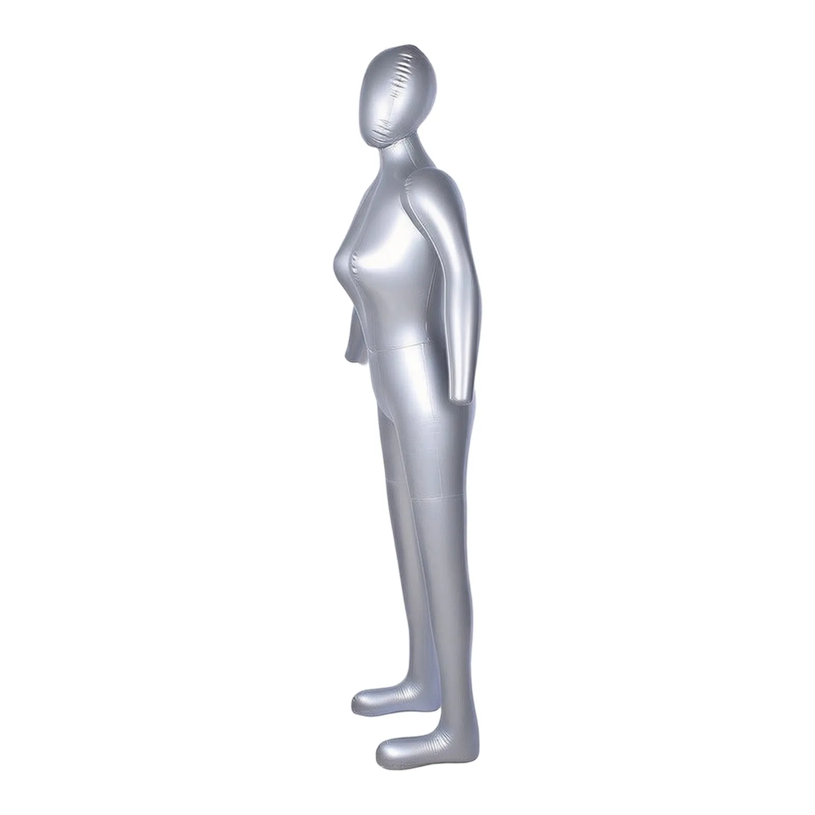 165cm Inflatable Full Body Female Mannequin PVC Dress With Show Casement Display For Retail Store Clothing Shop