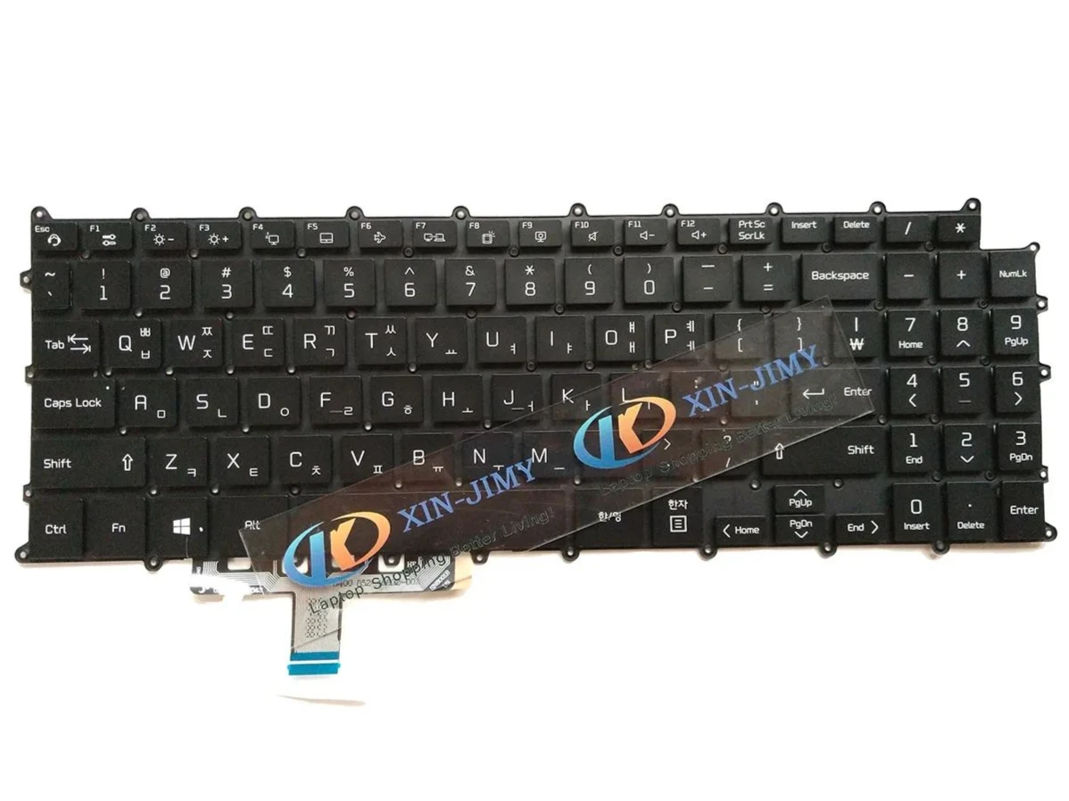 Imagem -02 - Xin-teclado Retroiluminado Coreano do Portátil lg Gram 16z90p 16zd90p 16z90pd 16z90pc 16z90p-g 16z90p-k 16z90q 16z90q-k 16z90q-r -v