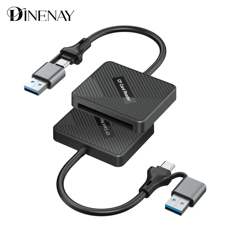 Picture 5: Type-C USB 2in1 CF Memory Card Reader For Laptop Computer Notebook PC Tablet Phone Camera CCD USB-C Converter Splitter