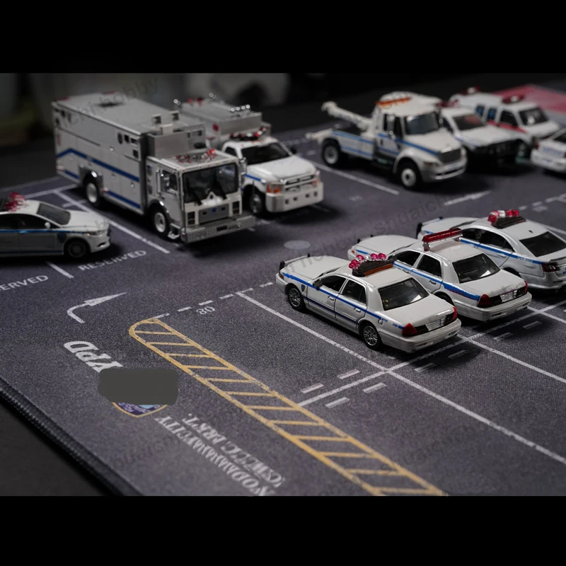 1PCS 1/64 Scale Parking Lot Photography Pad 60x40cm 50x40cm Simulated Street Scene Mouse Mat for Diorama/DIY Decoration/Desktop