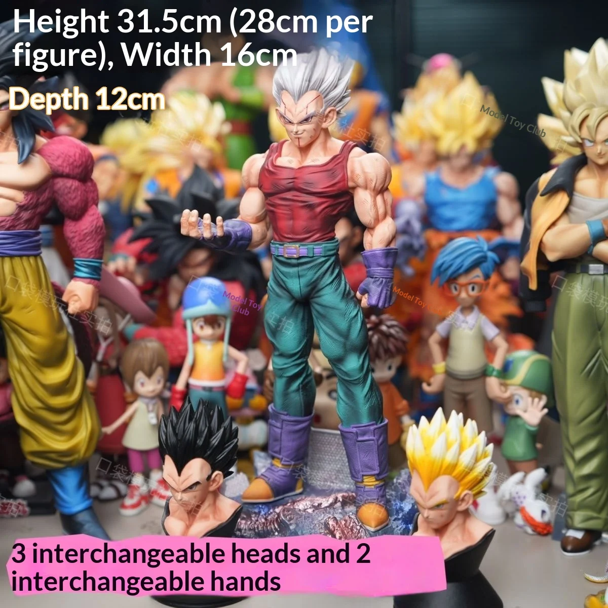 

New Dragon Ball Anime Figure Super Saiyan Gt Vegeta Handmade Goku Pvc Statue Collection Model Toys Action Figures Birthday Gifts