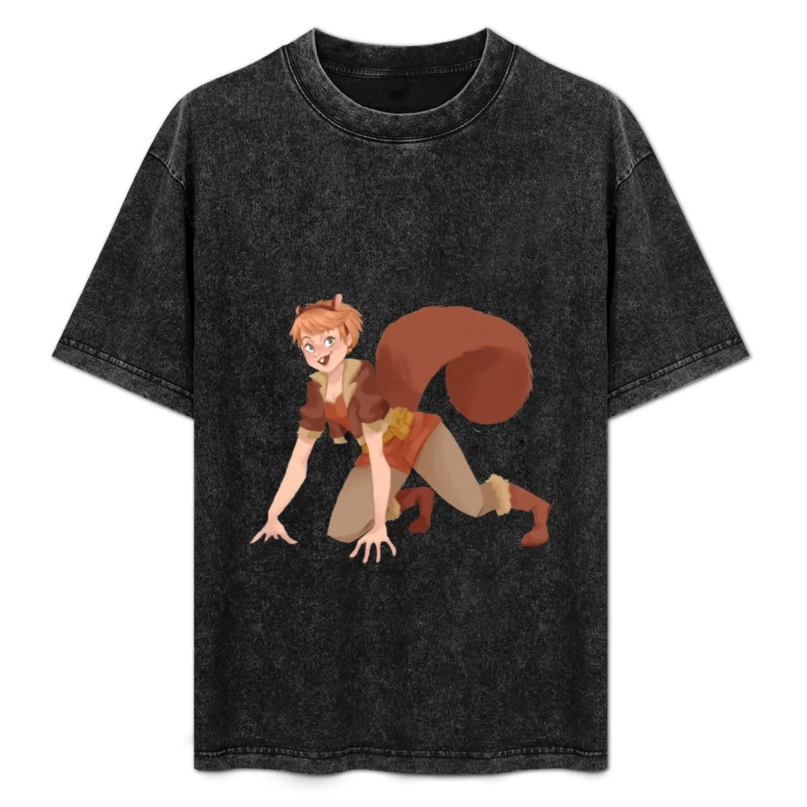 

Squirrel Girl T-Shirt Fashion Casual Short Sleeve Top