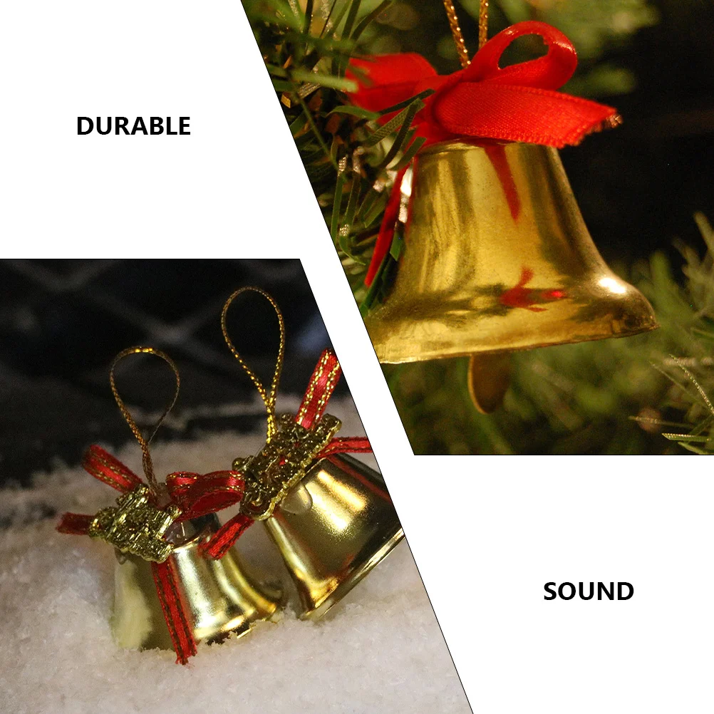 

40Pcs Pet Collar Bells Small Metal Jingle Bells for Christmas Wedding Festival Hanging DIY Decoration Pet Bell Decor