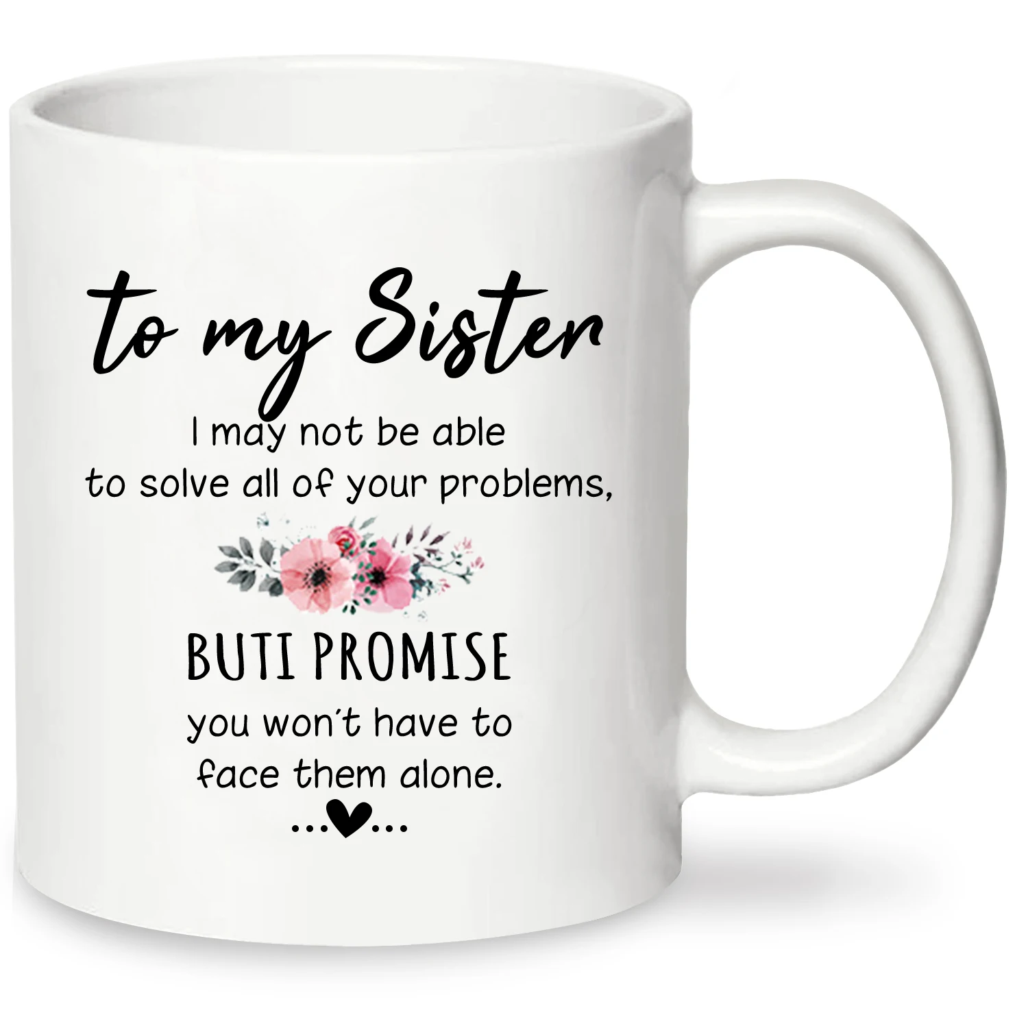 كوب قهوة من السيراميك لأختي ، هدايا عيد الميلاد لأختي ، 11 أونصة ، هدية عيد ميلاد ، 1 * * #4