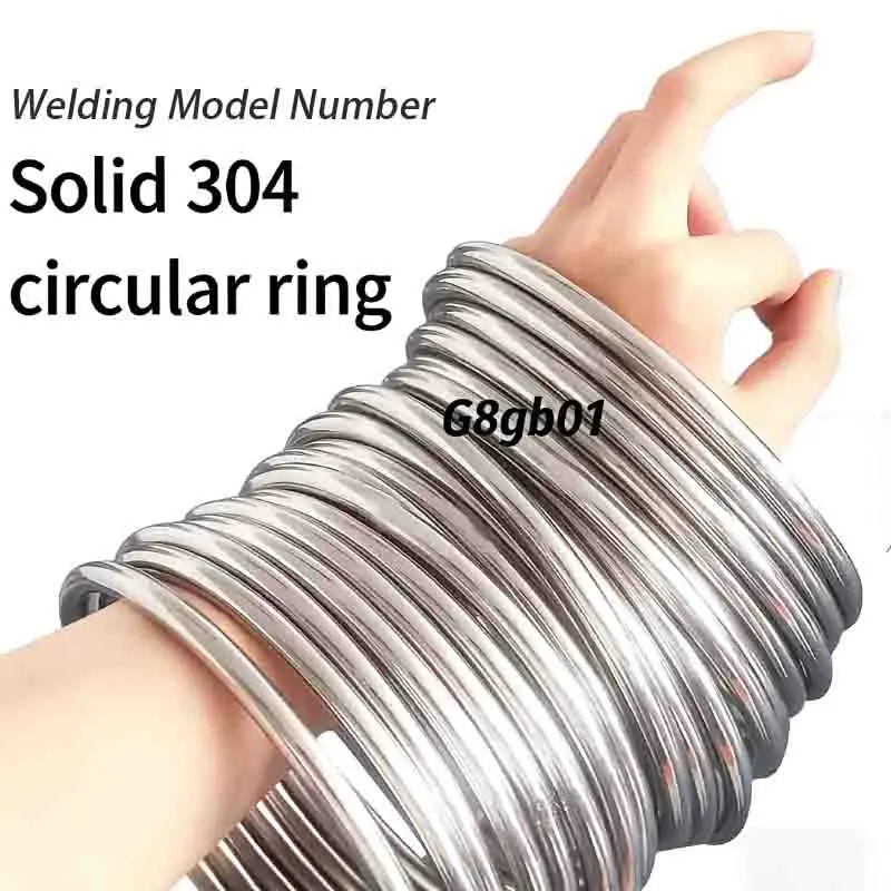 M3-M12 Heavy Duty Welded Round Rings Smooth Solid O Ring For Rigging Marine Boat Hammock Yoga Hanging Ring 304 Stainless Steel