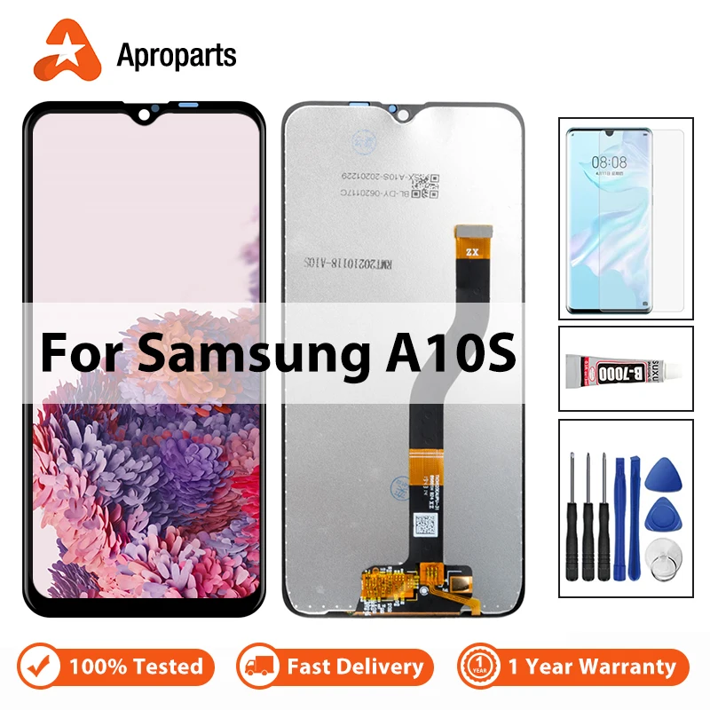 

LCD For Samsung Galaxy A10S A107 Display Touch Screen Digitizer Assembly Replacement With Frame A107F/DS A107M A107M/DS A107F