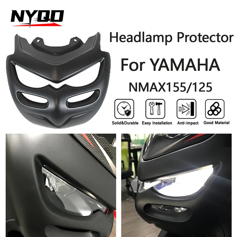 

Крышка передней фары мотоцикла для YAMAHA NMAX155/125 2020-2024, обтекатель передней фары, декоративная крышка для фар