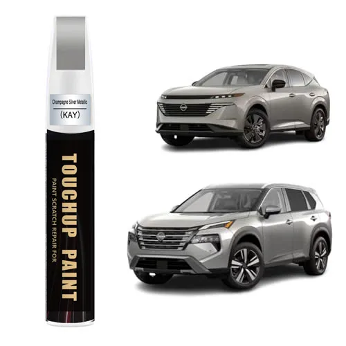 Champagne Silver Metallic(KAY) Touch up Paint for Nissan OEM Color Match Car Paint Scratch Repair Kit