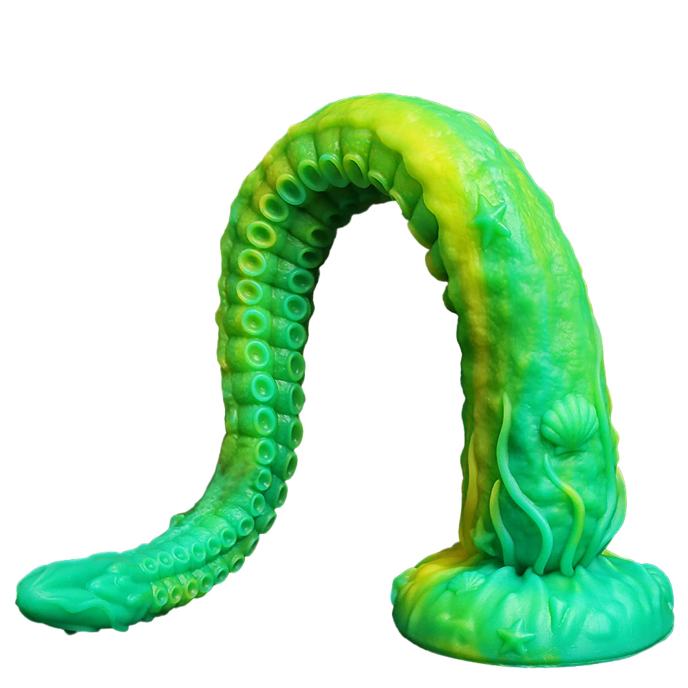Consolador de silicona súper largo y suave, tapón Anal de monstruo, tentáculos de pulpo enormes, masturbación del ano, estimulador, juguete sexual para adultos, producto de herramientas sexuales