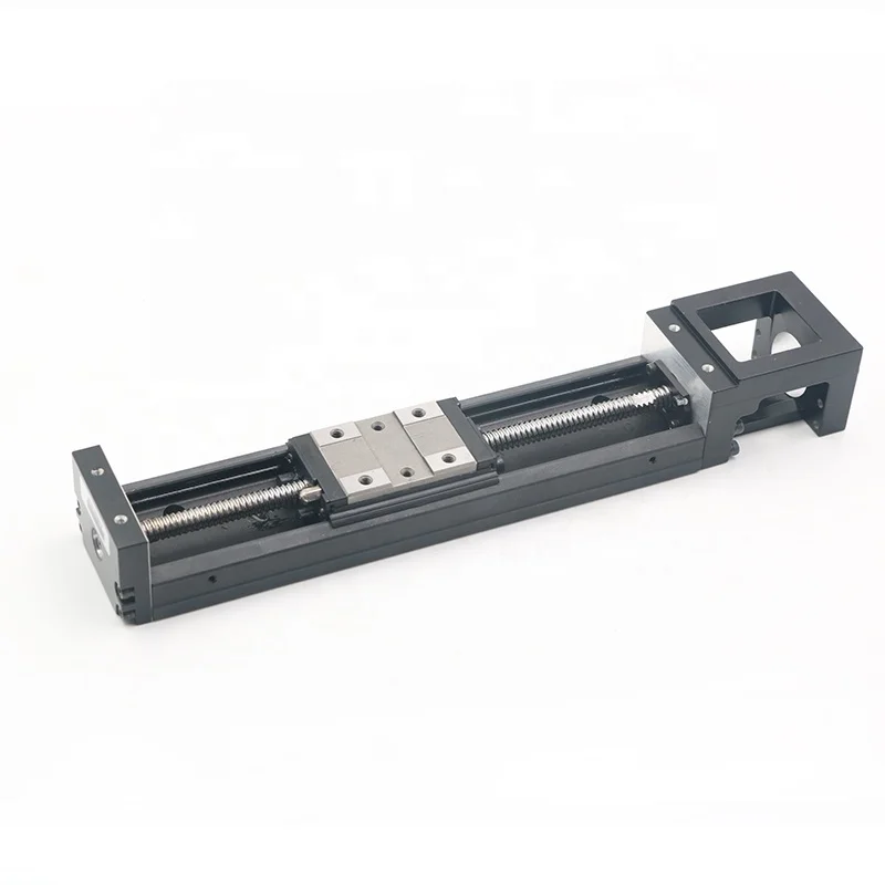 KKR Series 50mm 60mm Mini Rail Slide Ball Screw Driven Linear Guide Rail with Stepper Motor