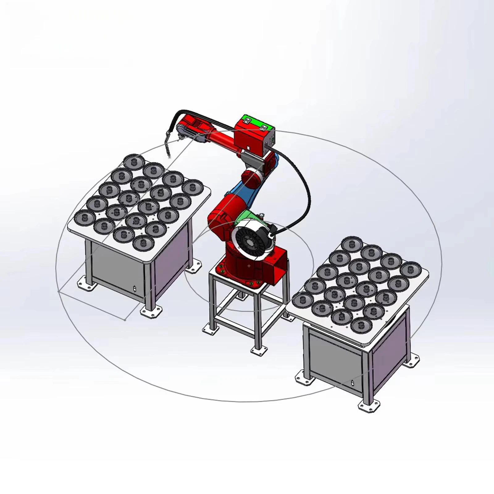 Automatic Industrial Mig 6 Axis Robotic Arm Welding Robot Welding Machines For Bicycle Frame