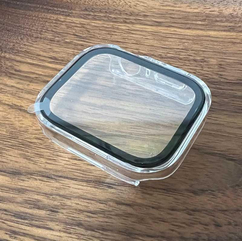 Abdeckung für Apple Watch 11 10 Gehäuse 46 mm 42 mm 45-41-44-40 mm Displayschutzfolie aus gehärtetem Glas Serie 7 8 9 SE 5 Apple Watch-Zubehör