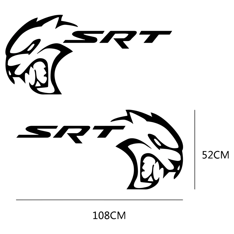 ملصقات حواجب عجلة السيارة لسيارة دودج تشارجر تشالينجر SXT عيار دورانجو المنتقم ملحقات ضبط السيارات شارات الفينيل للجسم بالكامل #4