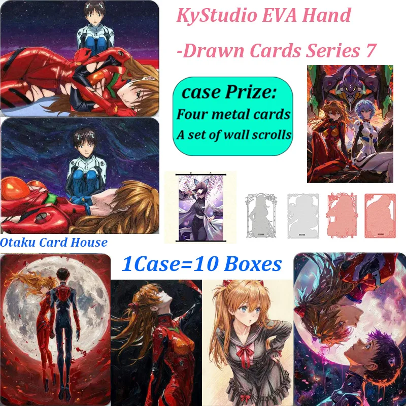 Wholesale Neon Genesis Evangelion Cards EVA Hand Drawn Sketch Cards Bulk Anime Original Art Collectible Trading Cards Anime