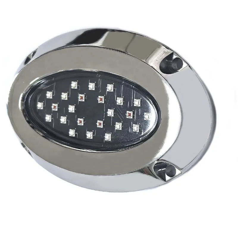 High Intensity 316L Stainless Steel 120W Underwater LED Boat Light IP68 Waterproof for Marine Yacht Boat Dock Swimming Pools
