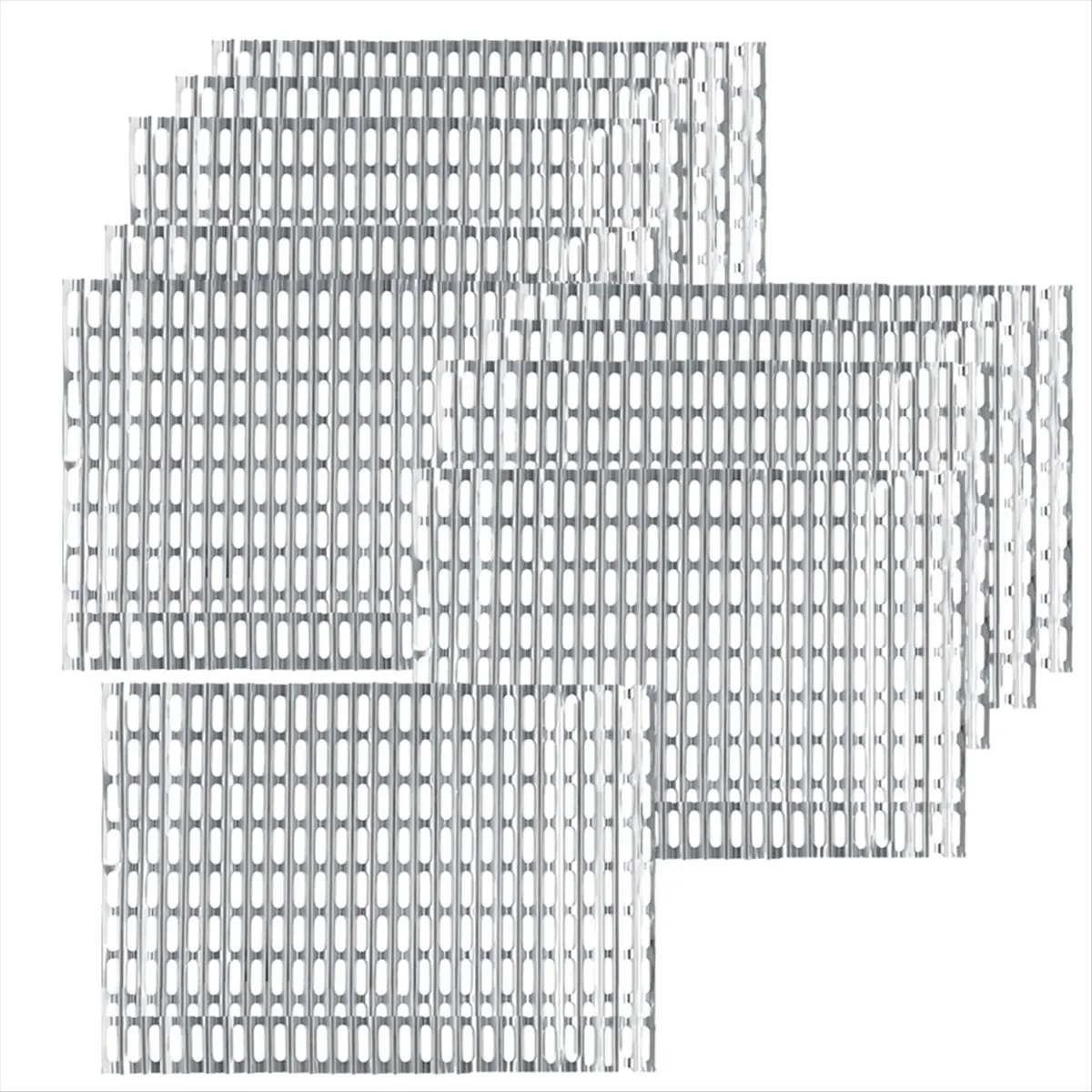 PROFESSIONAL USE Disposable Aluminum Grill Liners BBQ Sheets Perfect for Public Park Grills, Outdoor BBQ, Camping 10-Pack