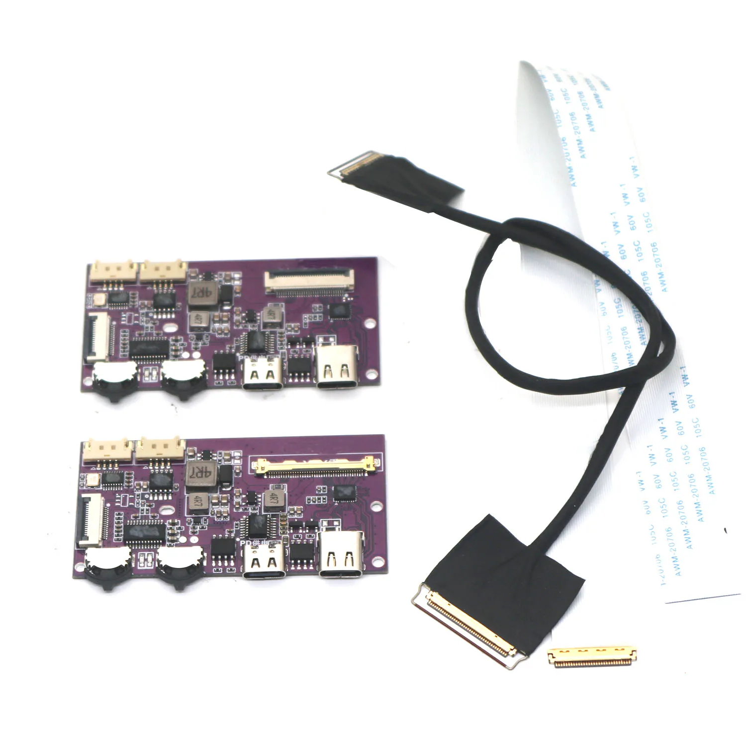 Imagem -03 - Isdn Usb Tipo-c para Edp Placa de Driver 2k 4k 60hz 30pin 40pin Led Lcd Projetor Tela Portátil Notebook Telefone Cabo Coaxial