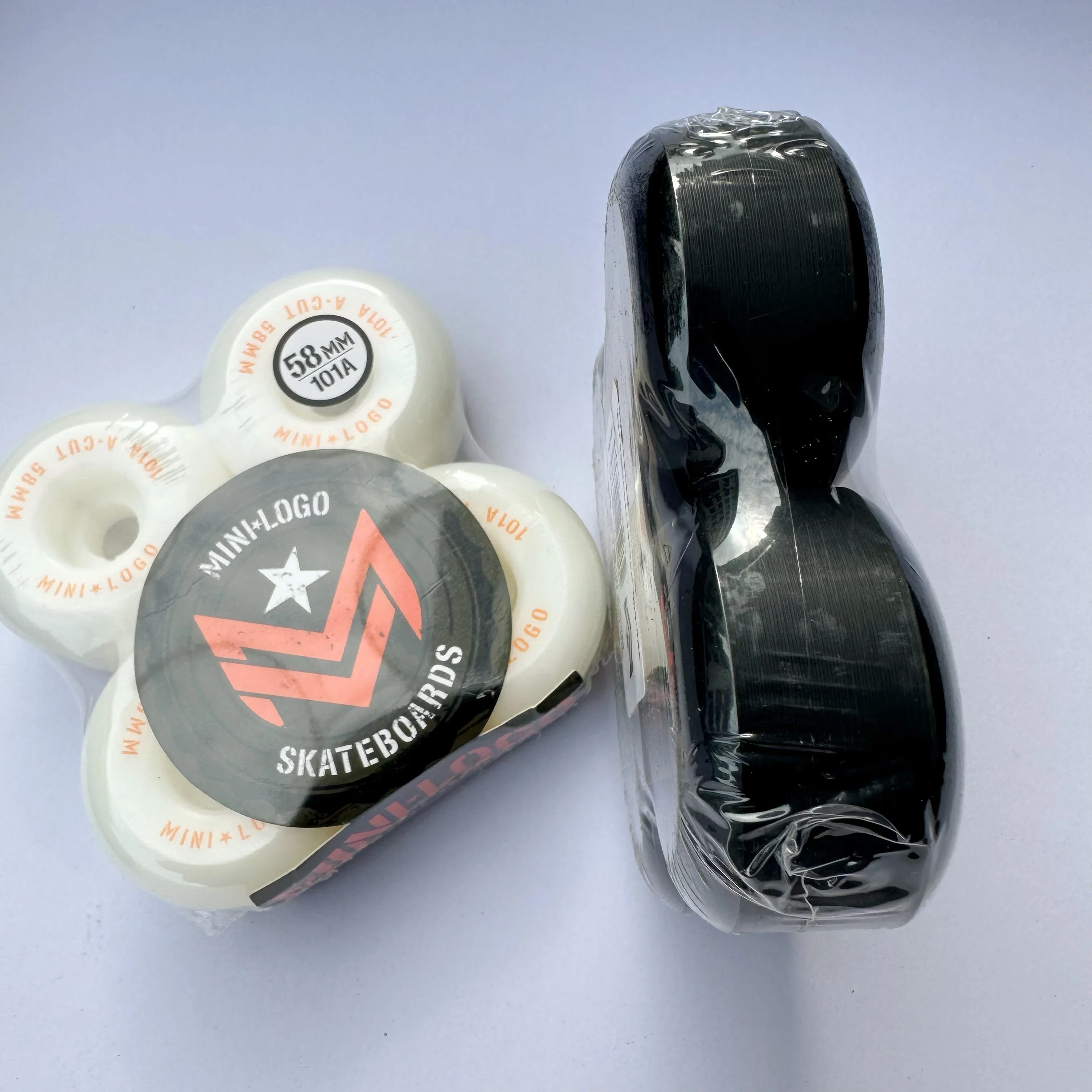 58MM MIMILOGO skateboard wheels full conical shape 101A good quality pu polyurethane skate wheel