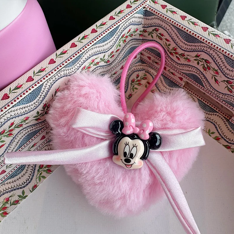 Miniso детский мультяшный плюшевый милый розовый пучок для волос, веревка для волос, сказка, галстук принцессы, веревка для волос, аксессуары для волос