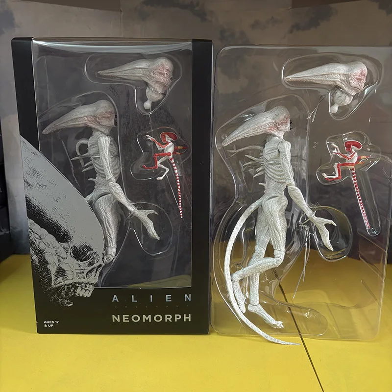Figura de Acción NECA Alien Neomorph, Covenant Xenomorph Creature Pack, Serie Aliens, Figura de PVC Coleccionable, Juguete, Muñeco de Regalo
