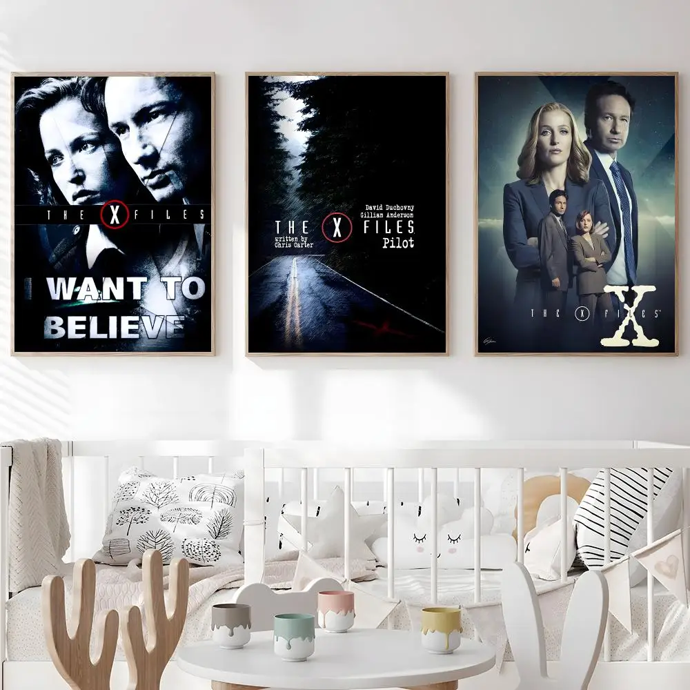 TV Series The X-Files   Print Wall Art Pictures Canvas Painting Living Room Bedroom Home Decor Poster