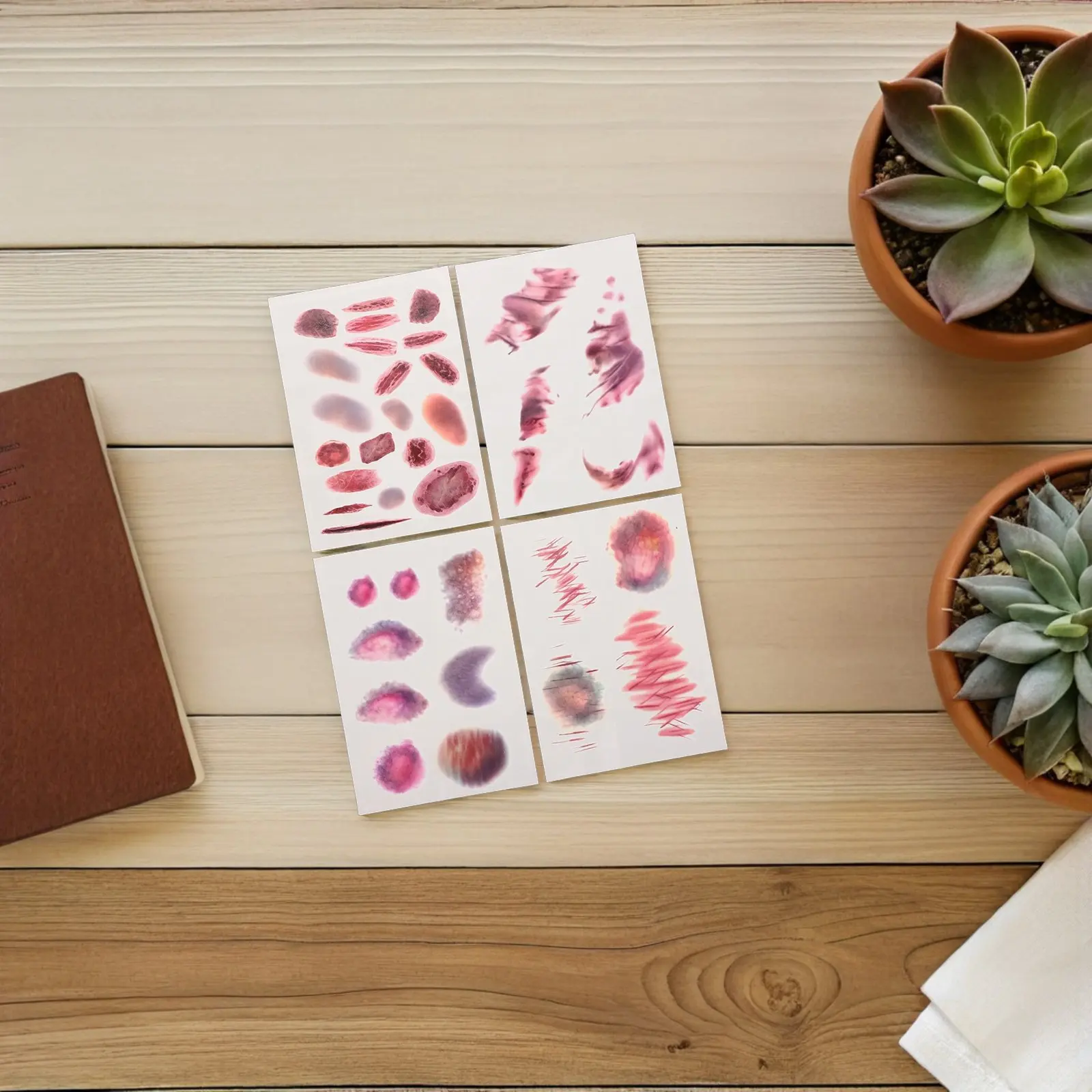 

16 Sheets Realistic Scar Sticker Set Halloween Wound Tattoo Makeup for Cosplay Costume Party Zombie Prank Fake Bruise Temporary