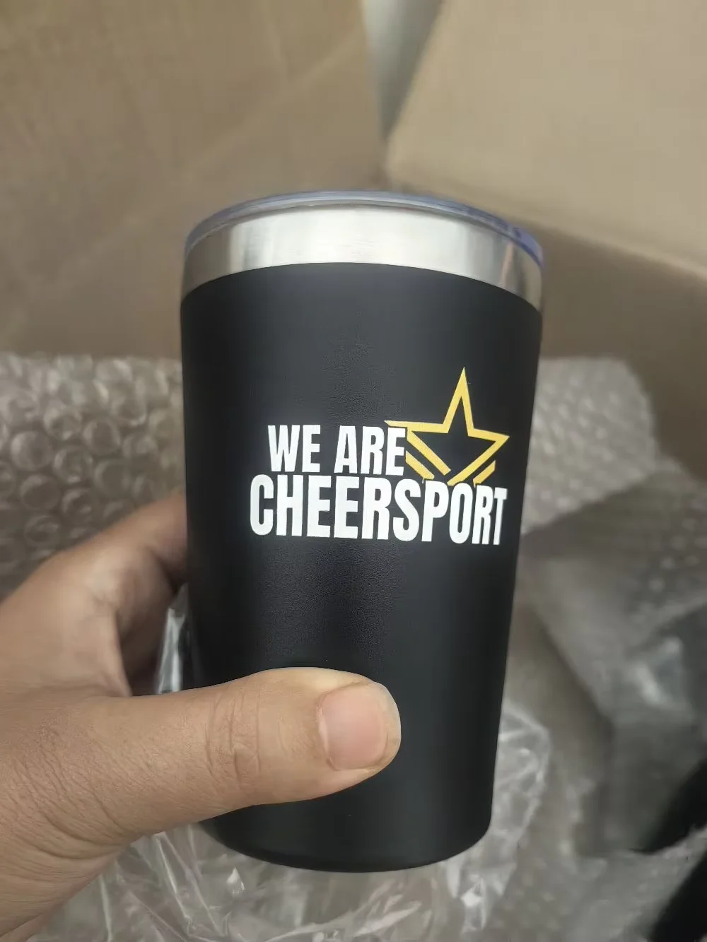 Custom LOGO 12OZ 350ML Milk Bottle Cup powder coated Double Wall Travel Tumbler Insulated Coffee Mug Vacuum Insulated Tumble