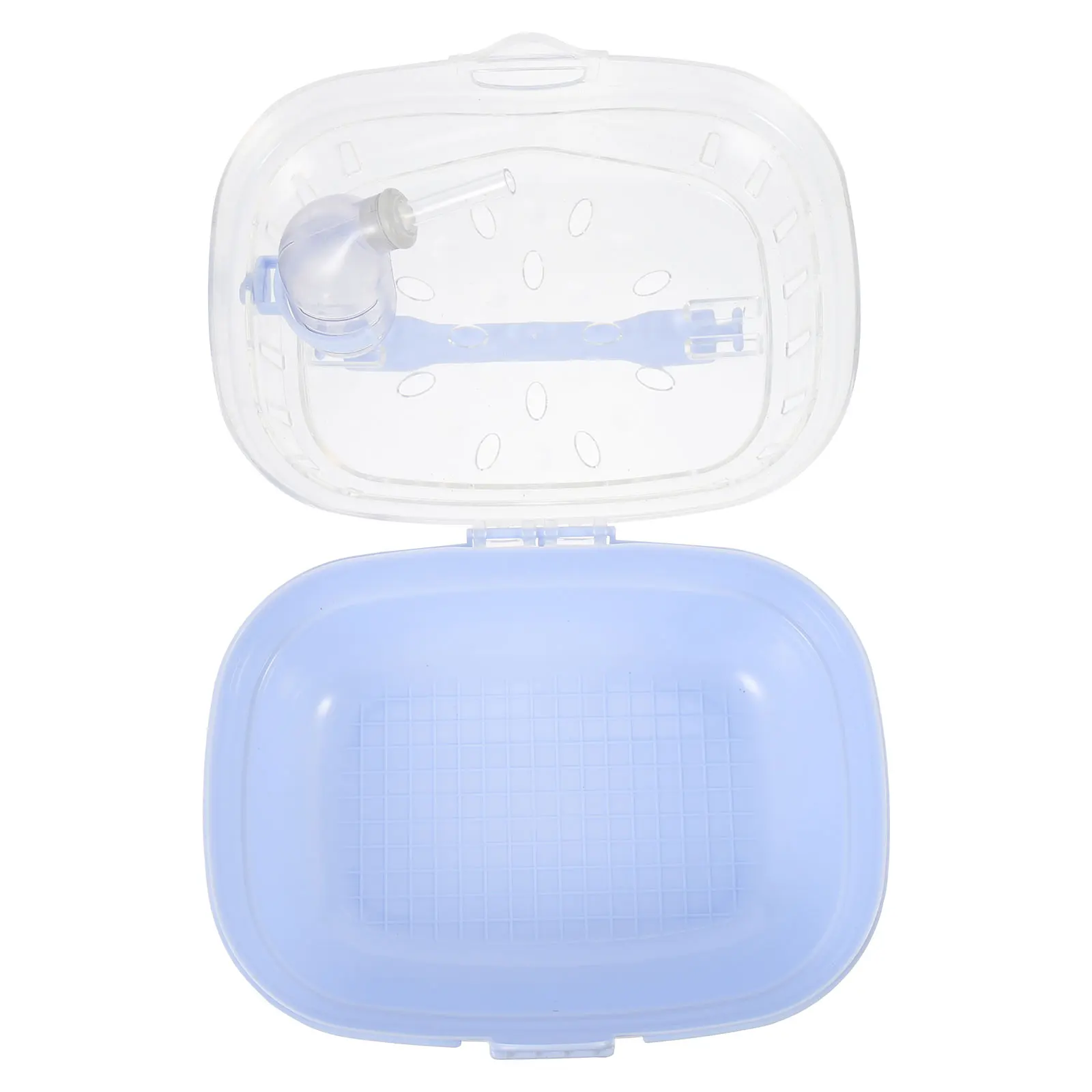

Plastic Hamster Cage Hedgehog Carrier Small Animal Travel Bag Portable Durable Breathable Pet Box Container Easy Clean Safe Long