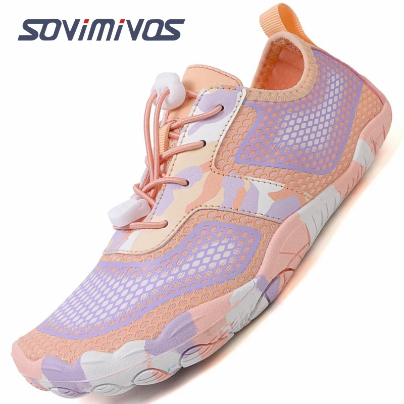 

SOVIMIVOS Water Shoes Women Swim Shoes Outdoor Beach Barefoot Quick-Dry Aqua Pool Socks Swimming Yoga Surfing Exercise Slippers