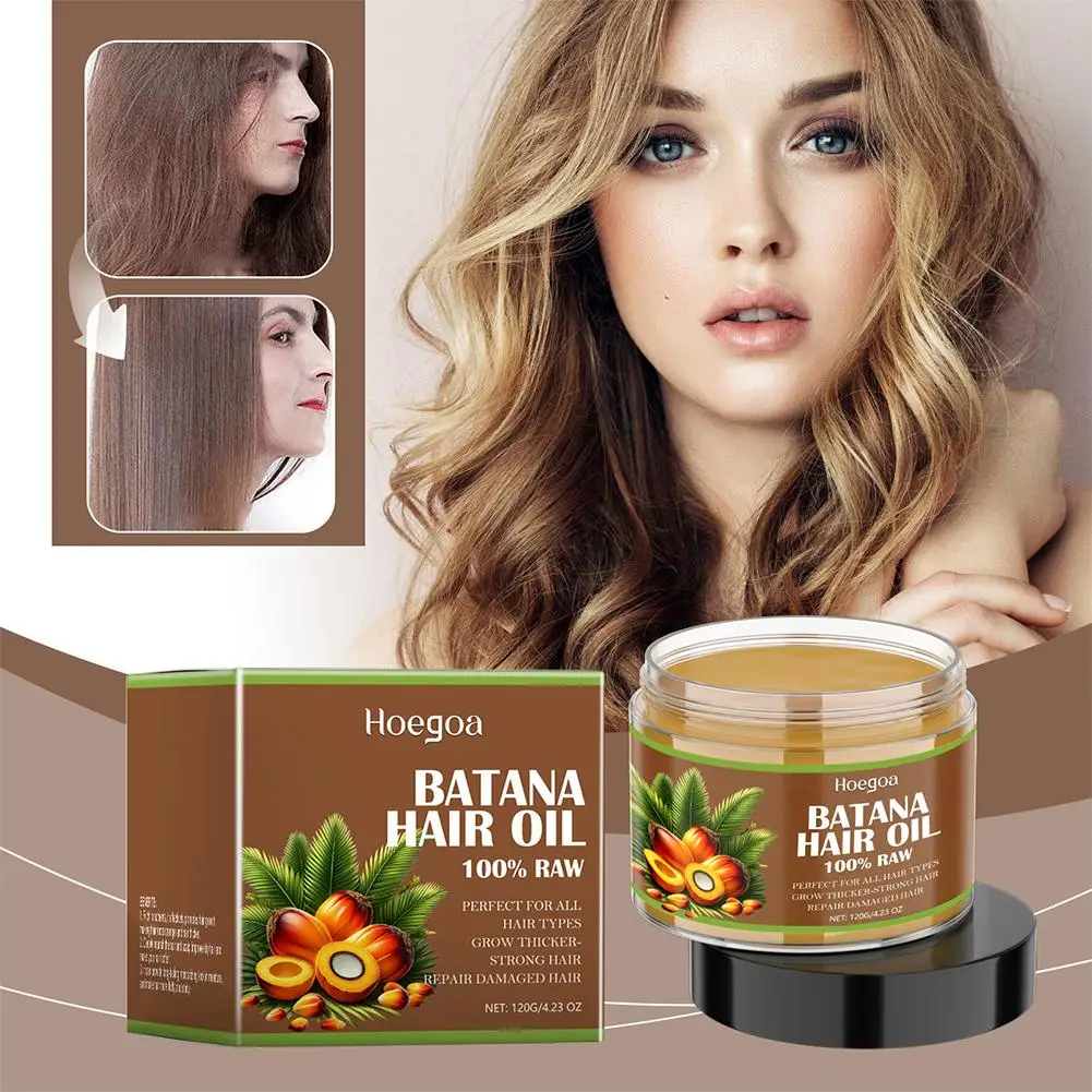 Minyak Batana perawatan rambut 120g, minyak Batana untuk pertumbuhan rambut, memelihara, kulit kepala, melembabkan, memperbaiki, menghaluskan, konsentrasi Z4Z9