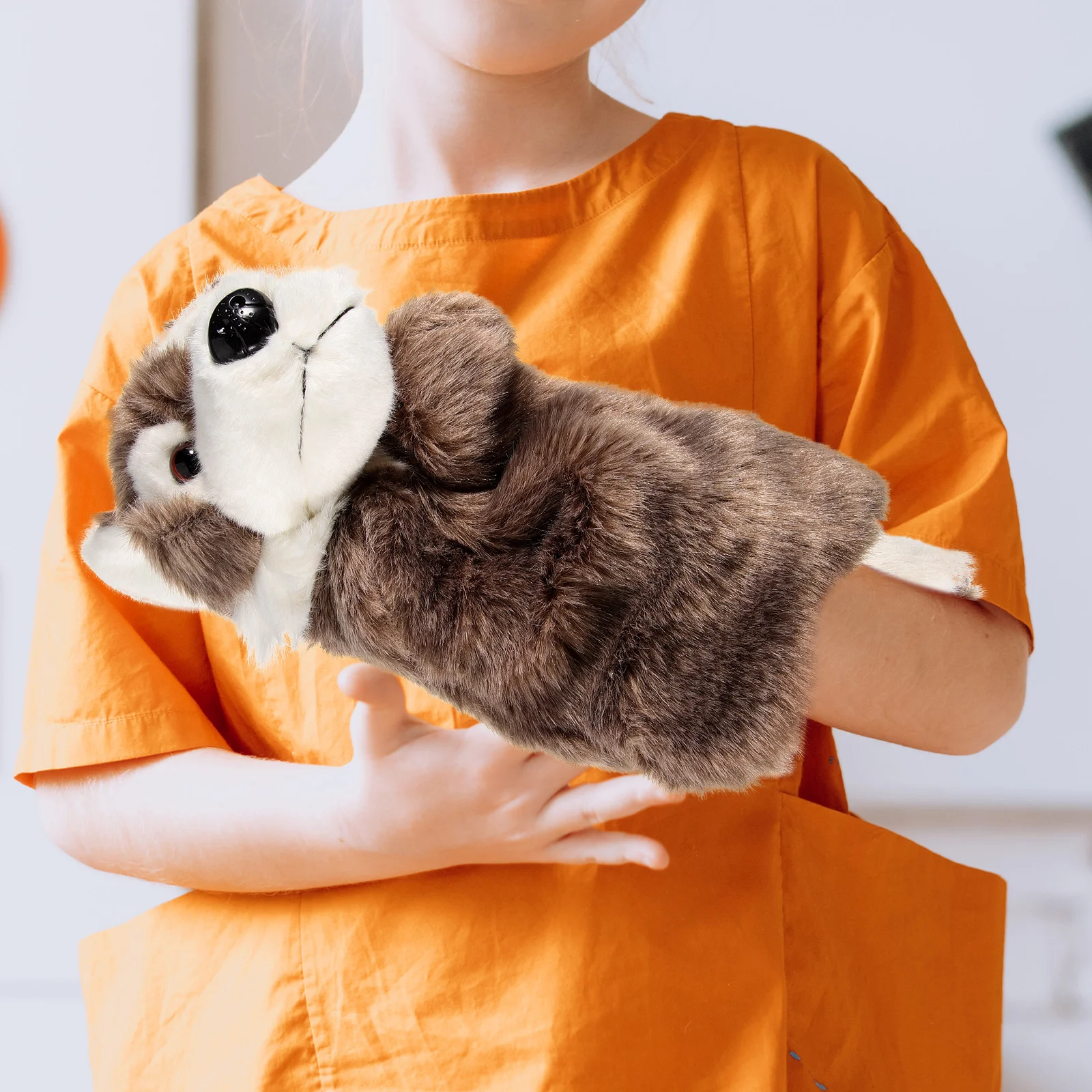 1PC Cartoon Animal Hand Puppet Toy Simulated Animal Hand Puppet Toy Plush Storytelling Hand Puppet Toy Early Educational Animal