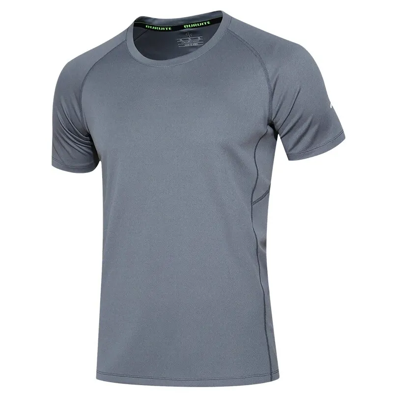 Sports T-shirt Men\'s Quick-drying Running Fitness Clothes Loose Breathable Summer New Outdoor Sports Casual Short-sleeved